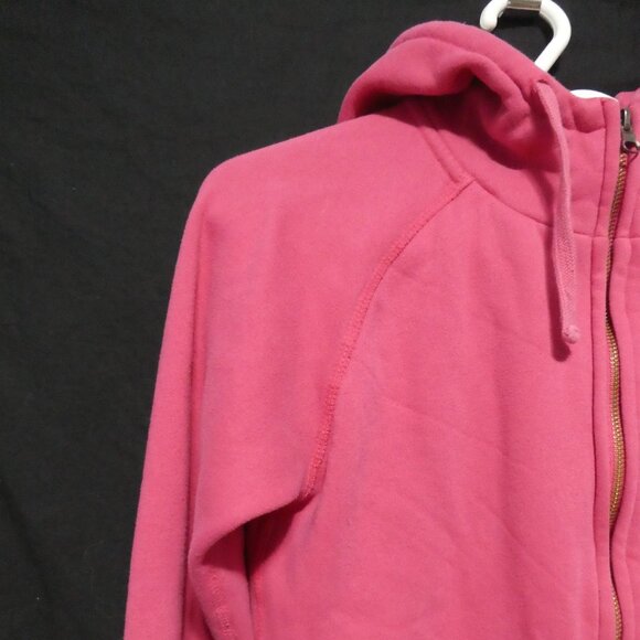 URBAN BEHAVIOR | medium | Pink Full Zip-Hooded Sweatshirt / Hoodie | Pockets - Picture 4 of 15